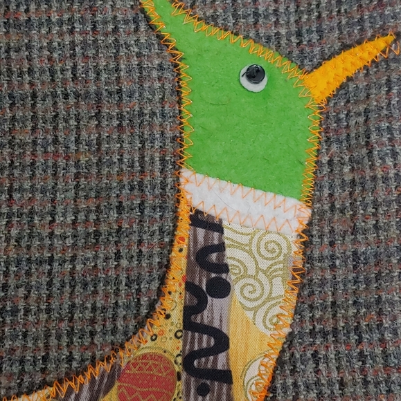 Cute Homemade Bird Accent Pillowcase Multi Pattern Home Decor - Picture 9 of 14